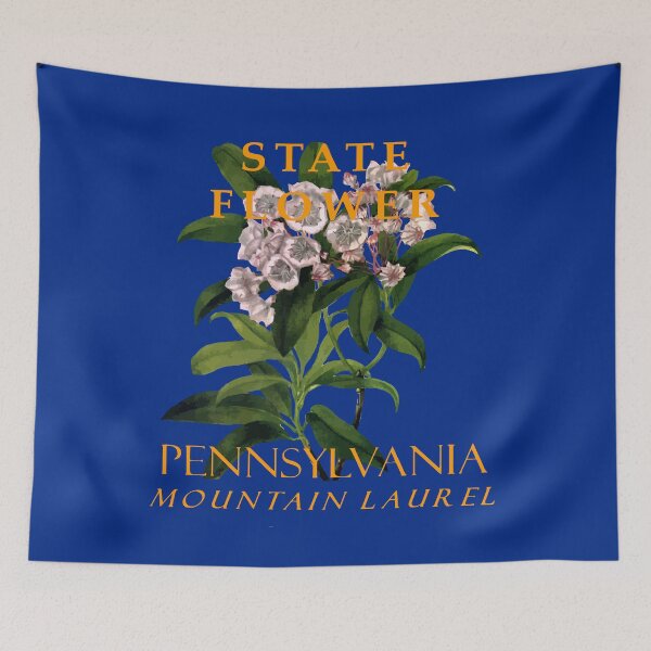 Item preview, Pennsylvania Territory Flower The Mountain Laurel designed and sold by taiche.