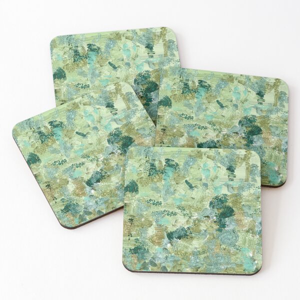 Item preview, Deep Greens, and Turquoise Textured Design designed and sold by Jessielee72.