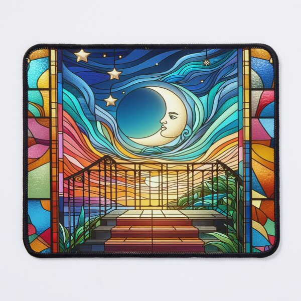 Item preview, Lunar Stained Glass Reverie designed and sold by MadetoCreate21.
