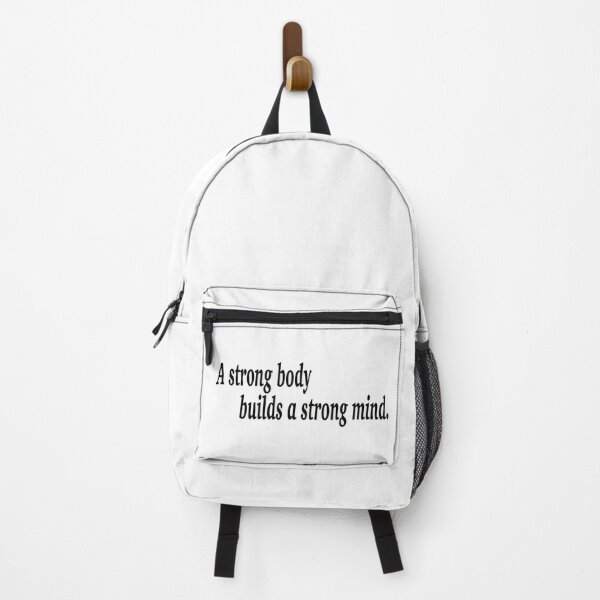 Item preview, A strong body builds a strong mind. designed and sold by fanzen69.