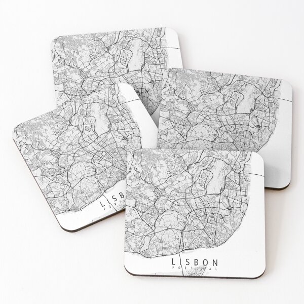 Item preview, Lisbon City Map of Portugal - Light designed and sold by deMAP.