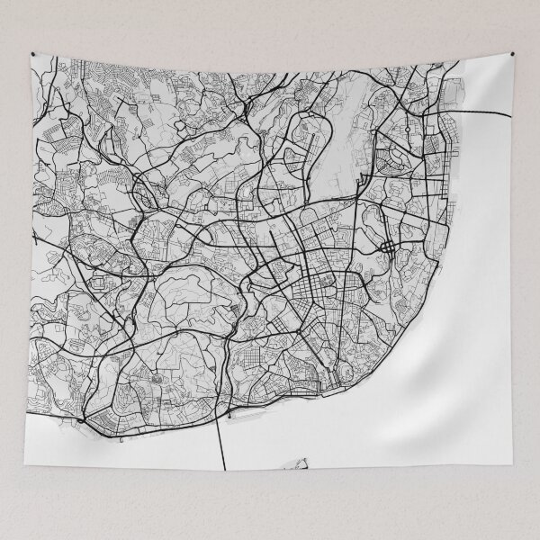 Item preview, Lisbon City Map of Portugal - Light designed and sold by deMAP.