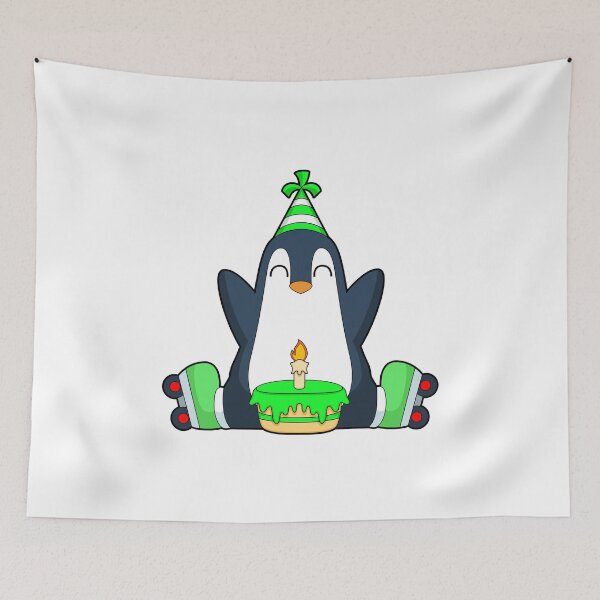 Item preview, Penguin Birthday Inline skating designed and sold by Snabdesign84.