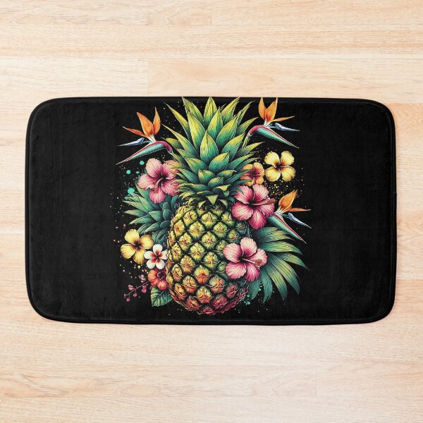 Item preview, Pineapple Flower Aloha Beaches Hawaii Party Pineapple Lover designed and sold by Kimberley King Art  King Art.