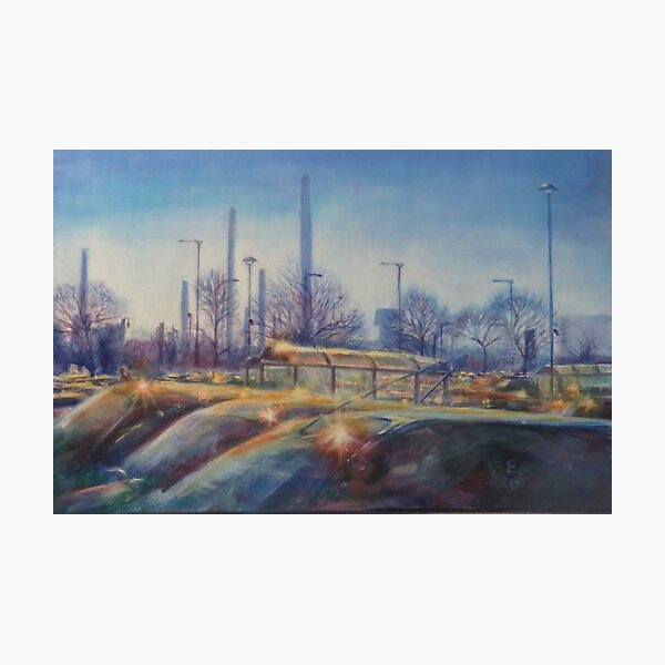 Item preview, Suns Glare - St Helens skyline designed and sold by LittleLiz.