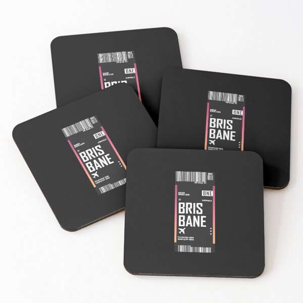 Item preview, Brisbane City Sticker designed and sold by TulipaGraphics.