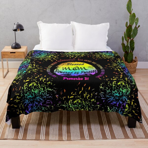 Item preview, Powered by Purpose – Proverbs 31:17 Christian Women's Design | Faith-Inspired Strength and Purpose | rainbow multi color designed and sold by ZechJohnRB.