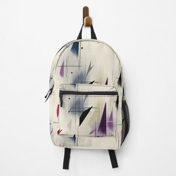 Item preview, Ethereal Sharp Geometrics with Magenta, Black, and Beige Tones designed and sold by Moisky Patterns.