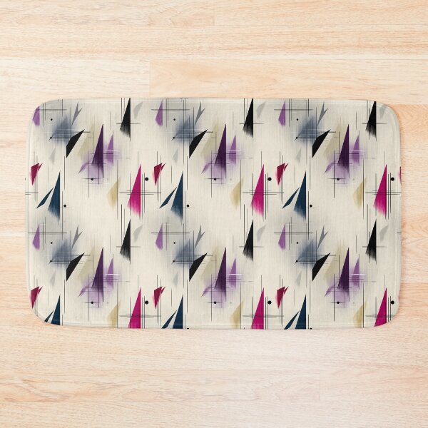 Item preview, Ethereal Sharp Geometrics with Magenta, Black, and Beige Tones designed and sold by Moisky Patterns.