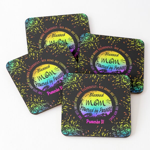 Item preview, Powered by Purpose – Proverbs 31:17 Christian Women's Design | Faith-Inspired Strength and Purpose | rainbow multi color designed and sold by ZechJohnRB.