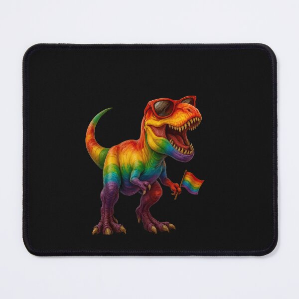 Item preview, Dinosaur Rainbow Flag Ally LGBT Allysaurus LGBT Pride designed and sold by TalalosART.