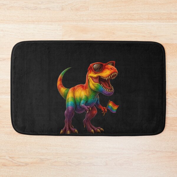 Item preview, Dinosaur Rainbow Flag Ally LGBT Allysaurus LGBT Pride designed and sold by TalalosART.