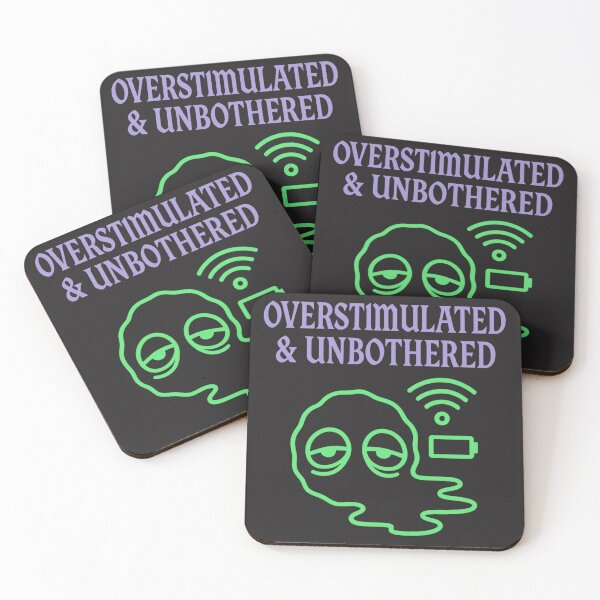 Item preview, "Overstimulated & Unbothered" designed and sold by MindfluxStudio.