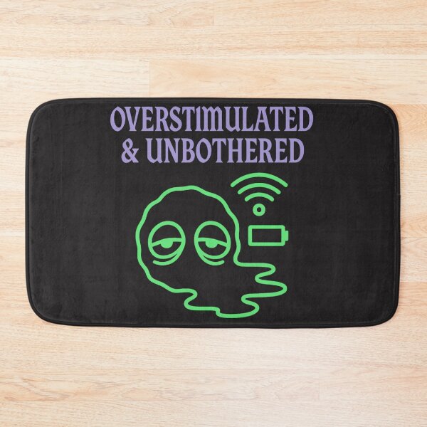 Item preview, "Overstimulated & Unbothered" designed and sold by MindfluxStudio.