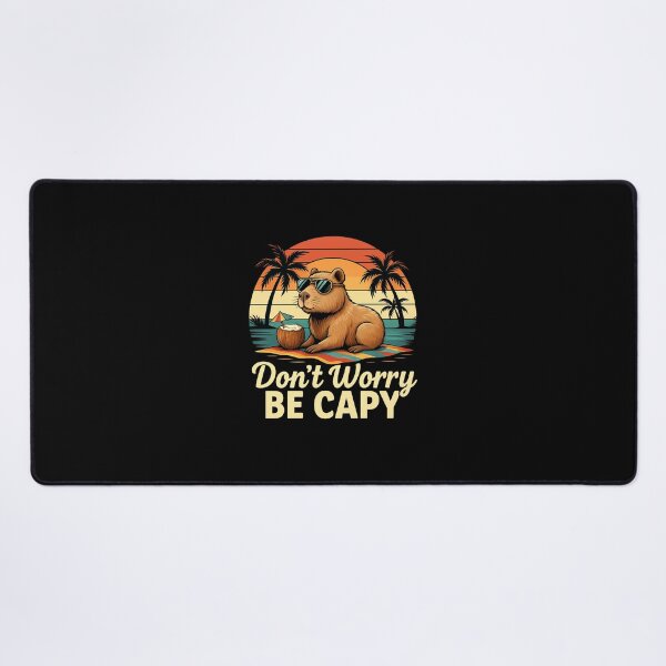 Item preview, Don’t Worry Be Capy Funny Summer Beach Vibes Capybara designed and sold by TalalosART.