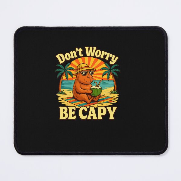 Item preview, Don’t Worry Be Capy Funny Summer Beach Vibes Capybara designed and sold by TalalosART.