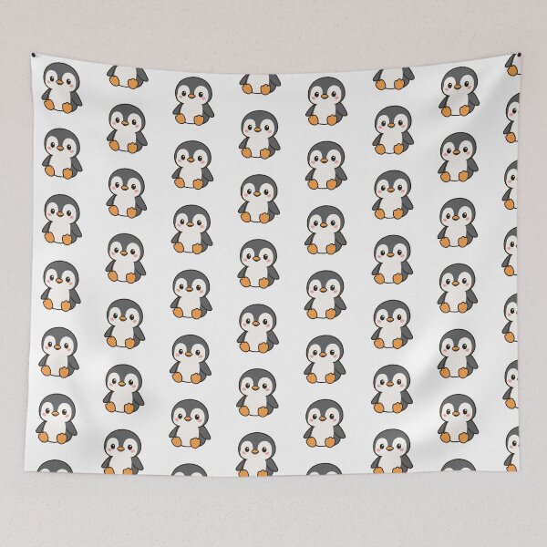 Item preview, Cute Kawaii Penguin – Adorable Winter Animal Art designed and sold by Greywolfbazaar.