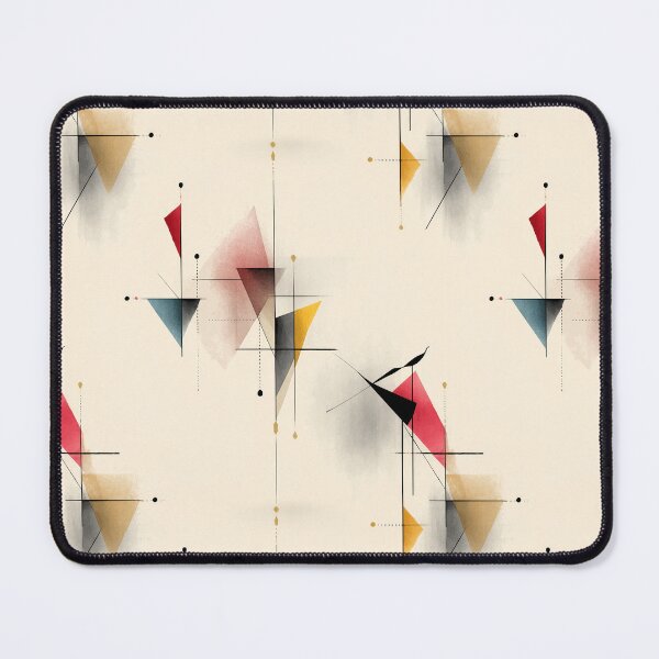 Item preview, Ethereal Geometric Angles with Red, Gold, and Charcoal Tones designed and sold by Moisky Patterns.