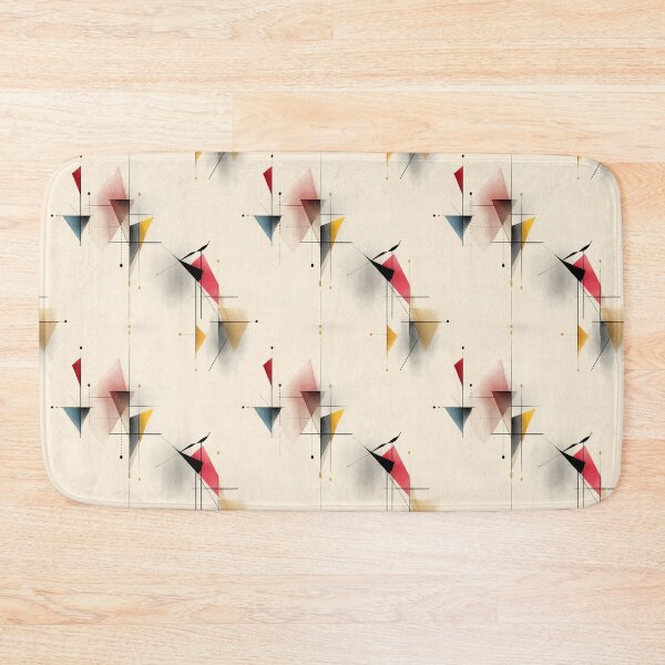 Item preview, Ethereal Geometric Angles with Red, Gold, and Charcoal Tones designed and sold by Moisky Patterns.