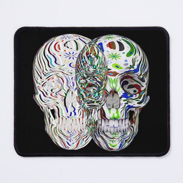 Item preview, Abstract flower Skull (art1) designed and sold by Wiko Glitch.