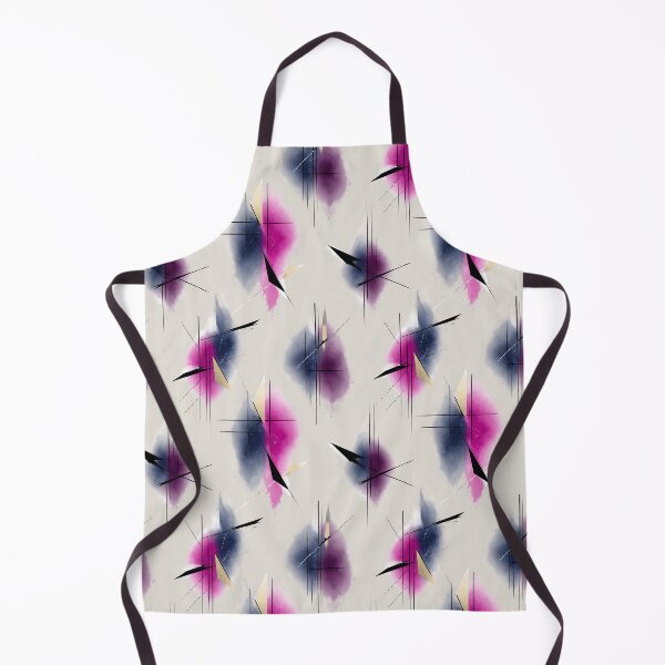 Item preview, Ethereal Brushstrokes and Angles in Magenta, Navy, and Gold designed and sold by Moisky Patterns.