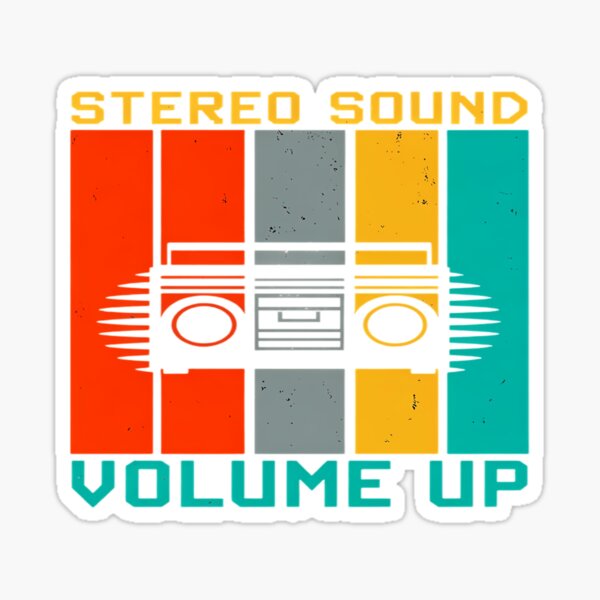 Item preview, Stereo Sound Volume Up Design designed and sold by Sparcus Whiz.