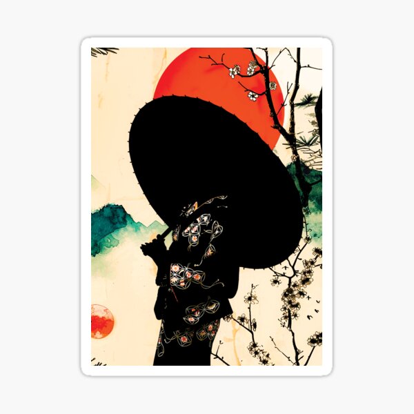 Item preview, Elegant Japanese Geisha designed and sold by hhmene.