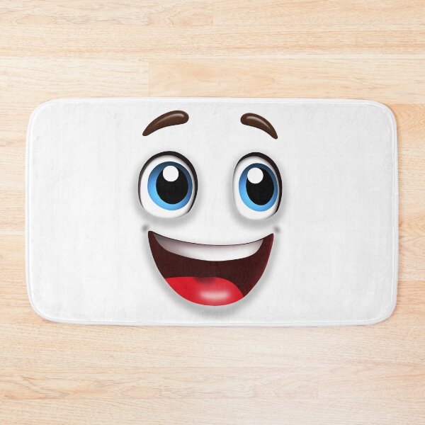 Item preview, Happy Cartoon Face Big Eyes Smiling Fun Art designed and sold by polygrafix.