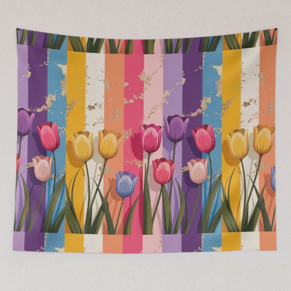 Item preview, Spring Bloom Stripes designed and sold by SignumShop.