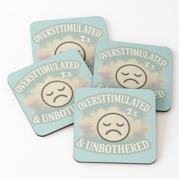 Item preview, "Overstimulated & Unbothered"  designed and sold by MindfluxStudio.