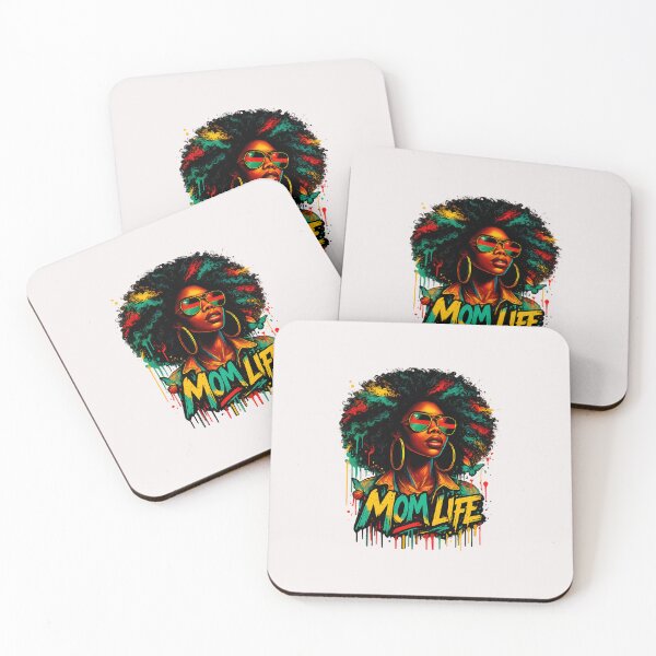 Item preview, Graffiti Mom Life Afro Queen Urban Art  mother s Day designed and sold by MOHITSALVI.
