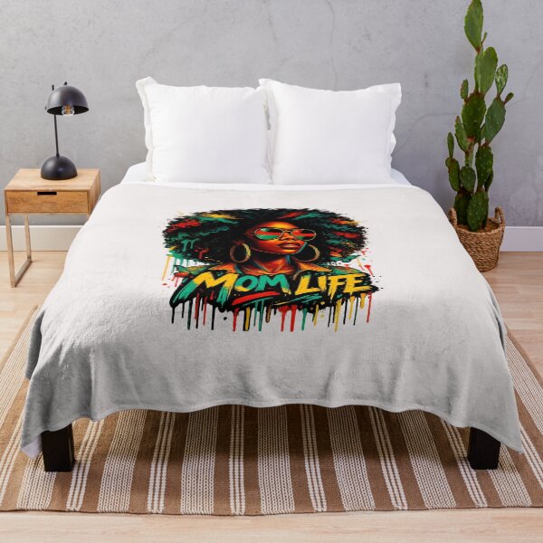 Item preview, Graffiti Mom Life Afro Queen Urban Art  mother s Day designed and sold by MOHITSALVI.
