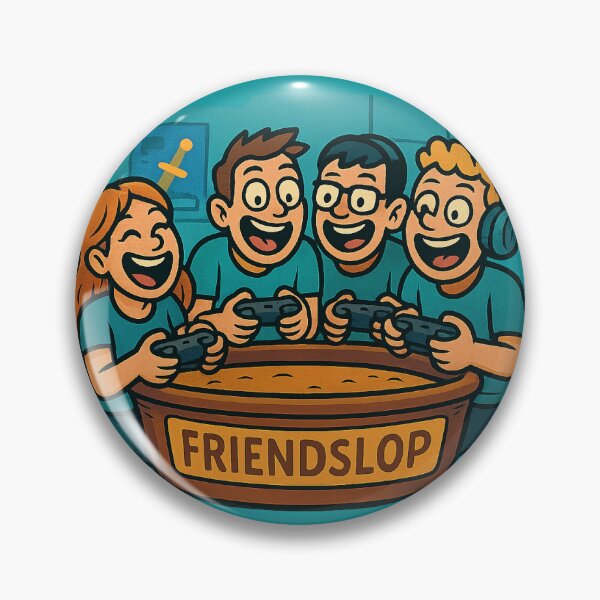 Item preview, Friendslop Gamer Slang Viral Meme Design designed and sold by miubiyori.