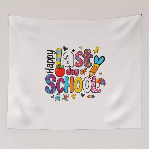Item preview, Happy Last Day Of School  Teacher Student designed and sold by MOHITSALVI.