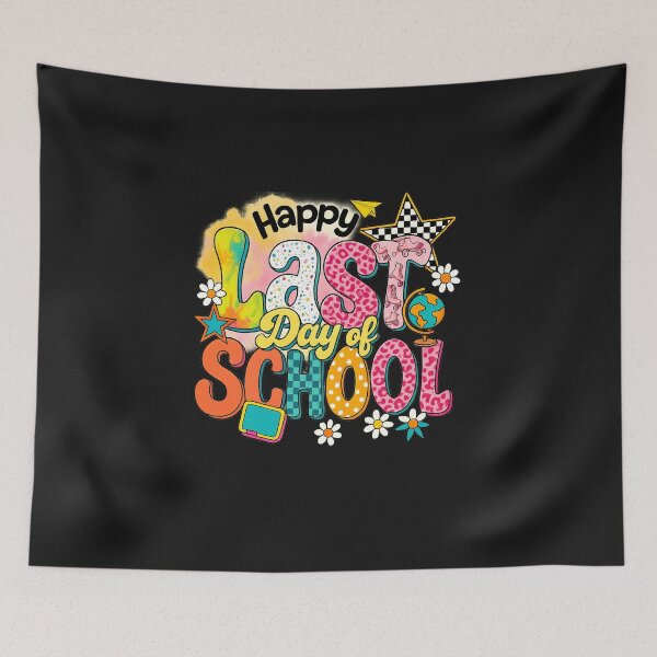 Item preview, Happy Last Day Of School Groovy Teacher Student designed and sold by MOHITSALVI.