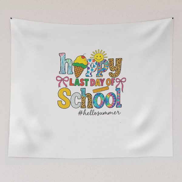 Item preview, Happy Last Day Of School Hello Summer Teacher Student designed and sold by MOHITSALVI.