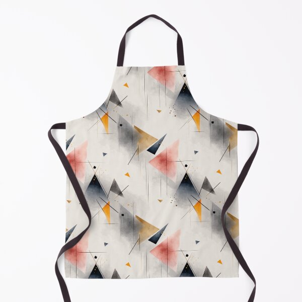 Item preview, Ethereal Angular Mesh with Ochre, Coral, and Charcoal Tones designed and sold by Moisky Patterns.