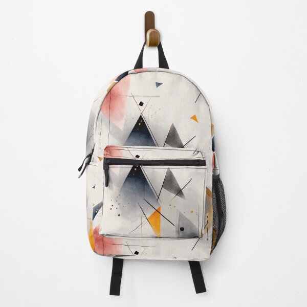 Item preview, Ethereal Angular Mesh with Ochre, Coral, and Charcoal Tones designed and sold by Moisky Patterns.