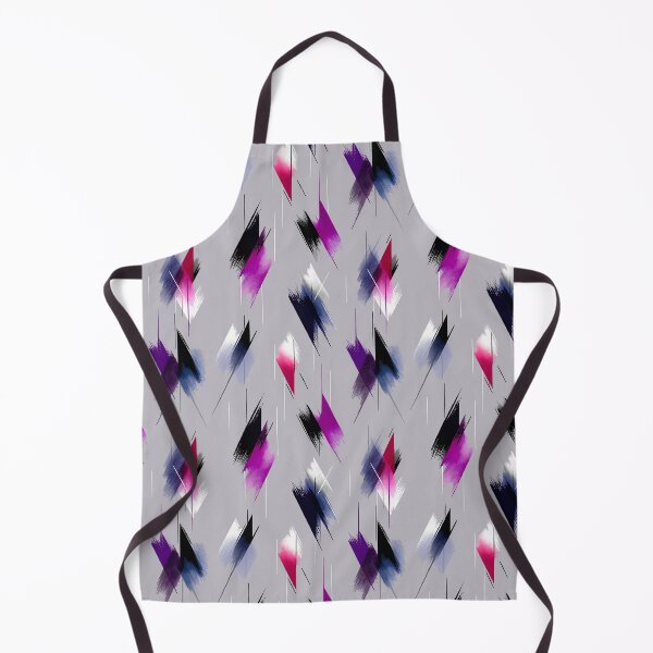 Item preview, Ethereal Brushstroke Angles with Magenta, Black, and Gray Layers designed and sold by Moisky Patterns.
