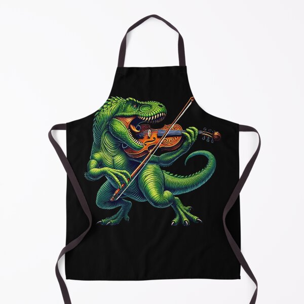 Item preview, Dinosaur Playing Fiddle Player designed and sold by Kimberley King Art  King Art.