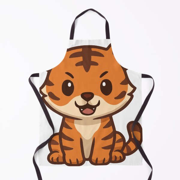 Item preview, Chibi Tiger – Fierce but Cute Sticker designed and sold by Emanova9.