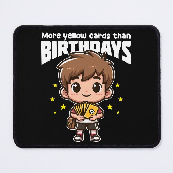 Item preview, MORE YELLOW CARDS THAN BIRTHDAYS - FOOTBALL GIFT designed and sold by KEF Custom.