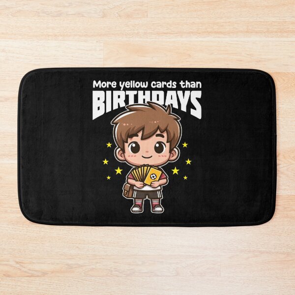 Item preview, MORE YELLOW CARDS THAN BIRTHDAYS - FOOTBALL GIFT designed and sold by KEF Custom.