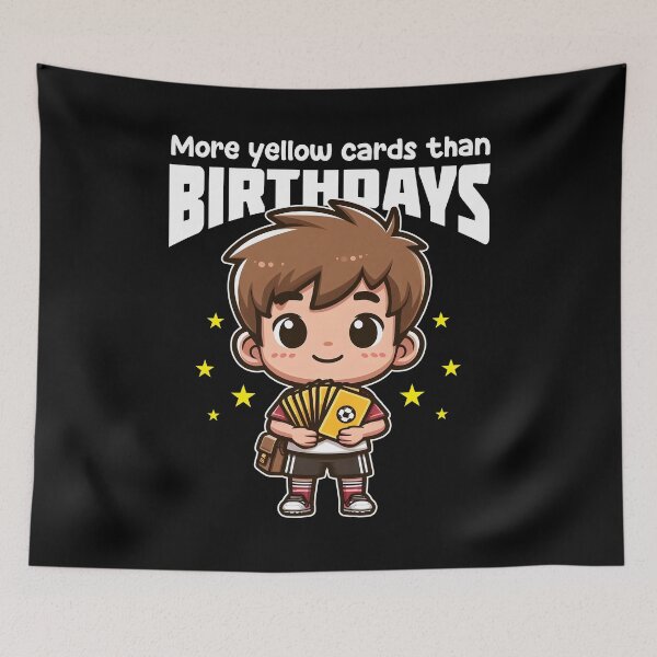 Item preview, MORE YELLOW CARDS THAN BIRTHDAYS - FOOTBALL GIFT designed and sold by KEF Custom.