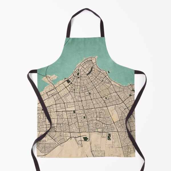 Item preview, Kuwait City Map - Vintage designed and sold by deMAP.