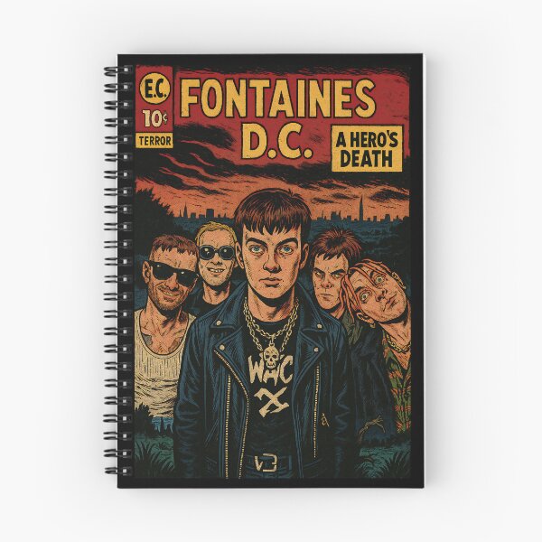 Item preview, Fontaines D.C. A Hero's Death comix designed and sold by Wanderdreaming.