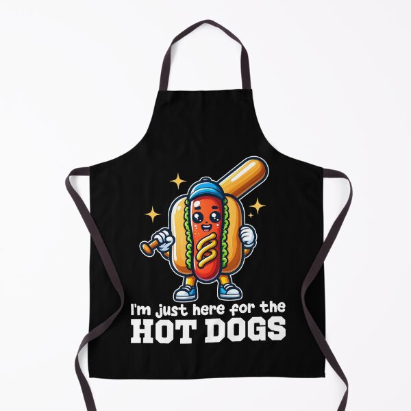 Item preview, I'M JUST HERE FOR THE HOT DOG - BASEBALL GIFT designed and sold by KEF Custom.