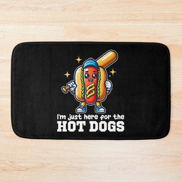 Item preview, I'M JUST HERE FOR THE HOT DOG - BASEBALL GIFT designed and sold by KEF Custom.