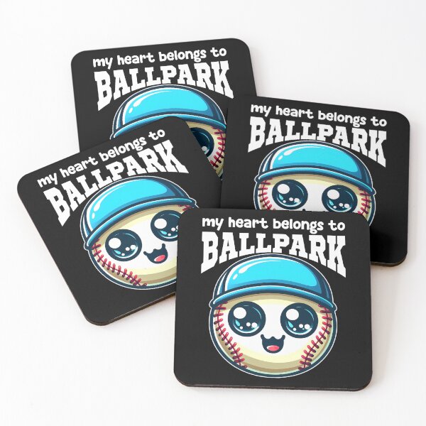 Item preview, MY HEART BELONGS TO BALLPARK - BASEBALL GIFT designed and sold by KEF Custom.