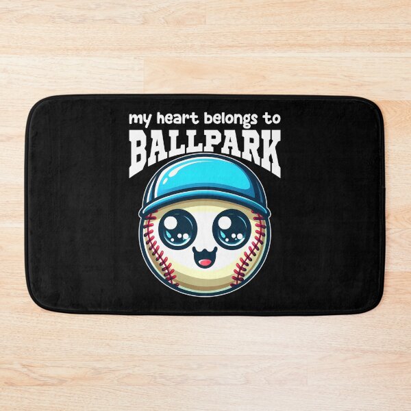 Item preview, MY HEART BELONGS TO BALLPARK - BASEBALL GIFT designed and sold by KEF Custom.